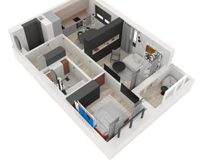 2-к квартира, вторичка, 53м2, 11/13 этаж