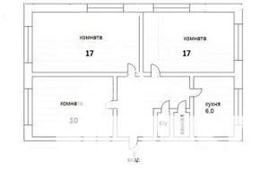 3-к квартира, вторичка, 61м2, 1/5 этаж
