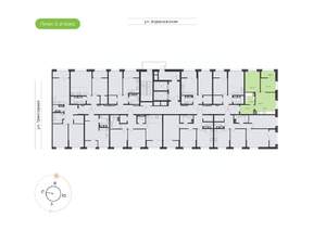 2-к квартира, вторичка, 47м2, 8/16 этаж