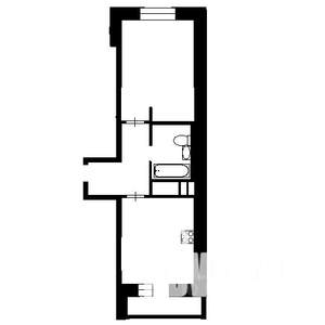 1-к квартира, вторичка, 38м2, 5/5 этаж