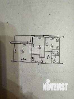 2-к квартира, вторичка, 49м2, 8/9 этаж