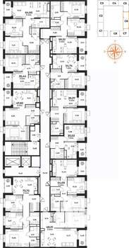 3-к квартира, вторичка, 65м2, 6/10 этаж