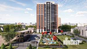 1-к квартира, вторичка, 51м2, 9/17 этаж