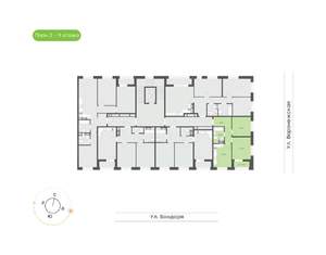 2-к квартира, вторичка, 50м2, 3/9 этаж