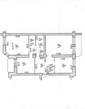 3-к квартира, вторичка, 121м2, 2/9 этаж