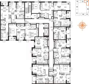 3-к квартира, вторичка, 65м2, 7/10 этаж