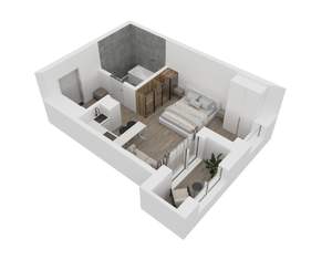 1-к квартира, вторичка, 33м2, 3/24 этаж