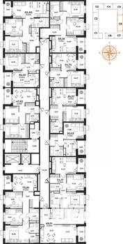 2-к квартира, вторичка, 39м2, 6/10 этаж