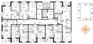 2-к квартира, вторичка, 34м2, 4/10 этаж