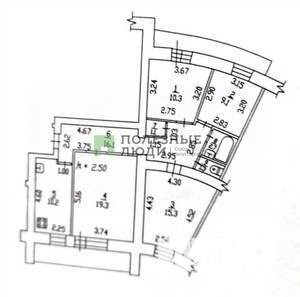 4-к квартира, вторичка, 85м2, 8/9 этаж