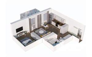 1-к квартира, вторичка, 44м2, 2/23 этаж