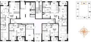 3-к квартира, вторичка, 70м2, 1/10 этаж