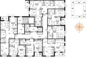 2-к квартира, вторичка, 47м2, 3/10 этаж