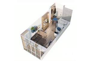 1-к квартира, вторичка, 21м2, 2/23 этаж