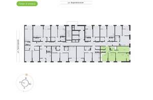 3-к квартира, вторичка, 68м2, 14/16 этаж