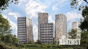 2-к квартира, строящийся дом, 39м2, 13/30 этаж