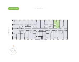 1-к квартира, вторичка, 27м2, 20/20 этаж