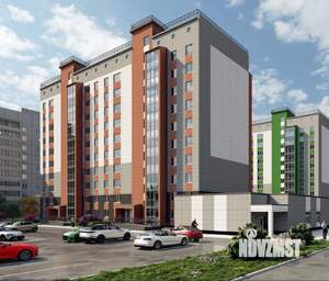 2-к квартира, строящийся дом, 55м2, 2/10 этаж