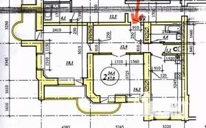 2-к квартира, вторичка, 65м2, 6/12 этаж