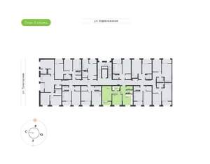 2-к квартира, вторичка, 57м2, 4/9 этаж