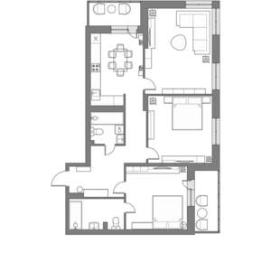 3-к квартира, вторичка, 91м2, 13/24 этаж