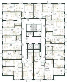 1-к квартира, вторичка, 37м2, 19/24 этаж