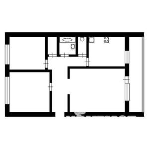 3-к квартира, вторичка, 61м2, 3/5 этаж