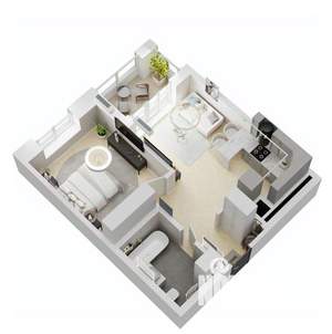 2-к квартира, вторичка, 39м2, 6/24 этаж