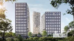 2-к квартира, строящийся дом, 43м2, 7/30 этаж