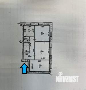 3-к квартира, вторичка, 72м2, 2/6 этаж