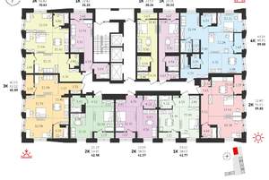 2-к квартира, вторичка, 60м2, 16/19 этаж