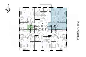 3-к квартира, сданный дом, 74м2, 22/22 этаж