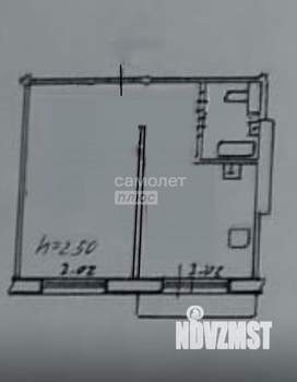 1-к квартира, вторичка, 33м2, 4/5 этаж