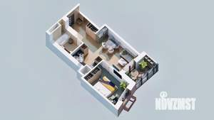 1-к квартира, вторичка, 43м2, 3/23 этаж