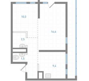 2-к квартира, вторичка, 51м2, 12/25 этаж