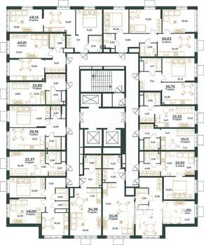 Студия квартира, вторичка, 35м2, 2/24 этаж