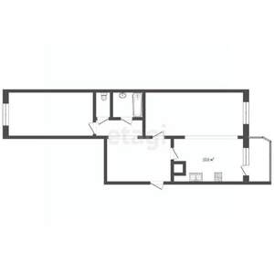 2-к квартира, вторичка, 69м2, 7/10 этаж