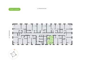 1-к квартира, вторичка, 27м2, 8/16 этаж