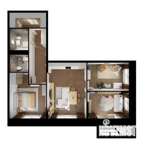 3-к квартира, вторичка, 85м2, 2/10 этаж