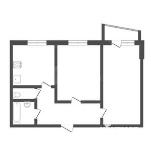 2-к квартира, вторичка, 50м2, 4/5 этаж