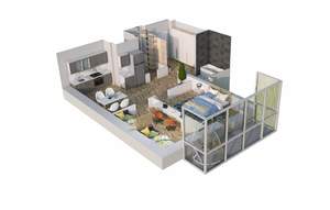 1-к квартира, вторичка, 37м2, 16/17 этаж