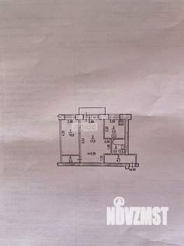 2-к квартира, вторичка, 43м2, 5/5 этаж