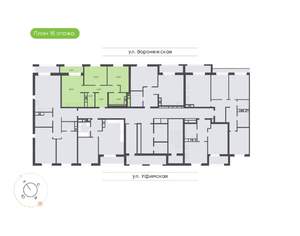 2-к квартира, вторичка, 60м2, 15/17 этаж