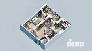 2-к квартира, вторичка, 71м2, 2/23 этаж