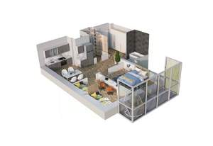 3-к квартира, вторичка, 67м2, 16/17 этаж