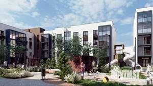 1-к квартира, строящийся дом, 44м2, 5/6 этаж