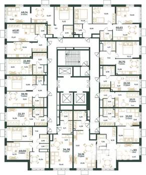 Студия квартира, вторичка, 35м2, 15/24 этаж