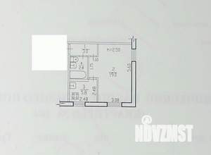 1-к квартира, вторичка, 31м2, 1/5 этаж