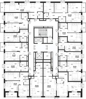 1-к квартира, вторичка, 41м2, 5/10 этаж