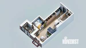 1-к квартира, вторичка, 37м2, 10/23 этаж